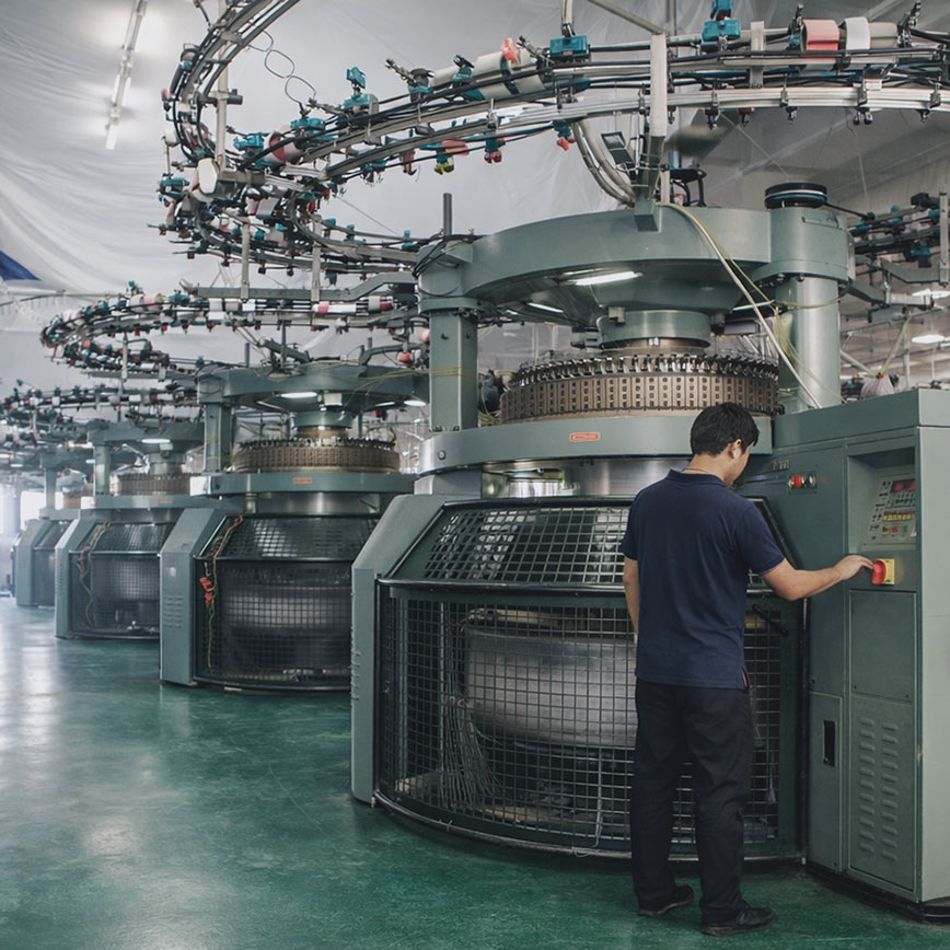 Bulk production stability control for repeatable textile manufacturing capability across multiple batches