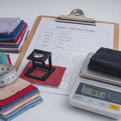 Fabric development and production control: inspecting GSM and construction for consistent bulk quality