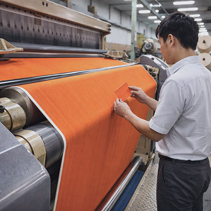 Textile manufacturing capability: sample to bulk matching for consistent fabric production