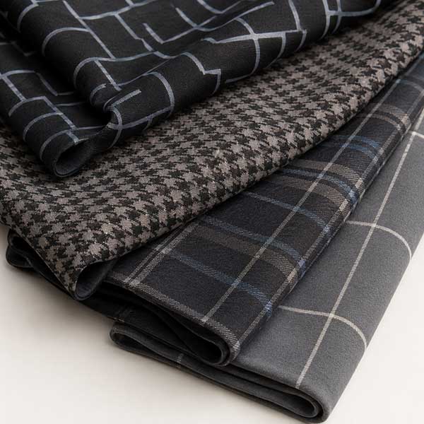 Printed Ponte Roma Fabric for Pants Apparel