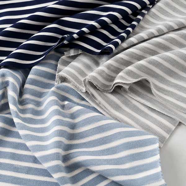 Yarn Dyed Stripe Knit Fabric for T-Shirts and Casualwear